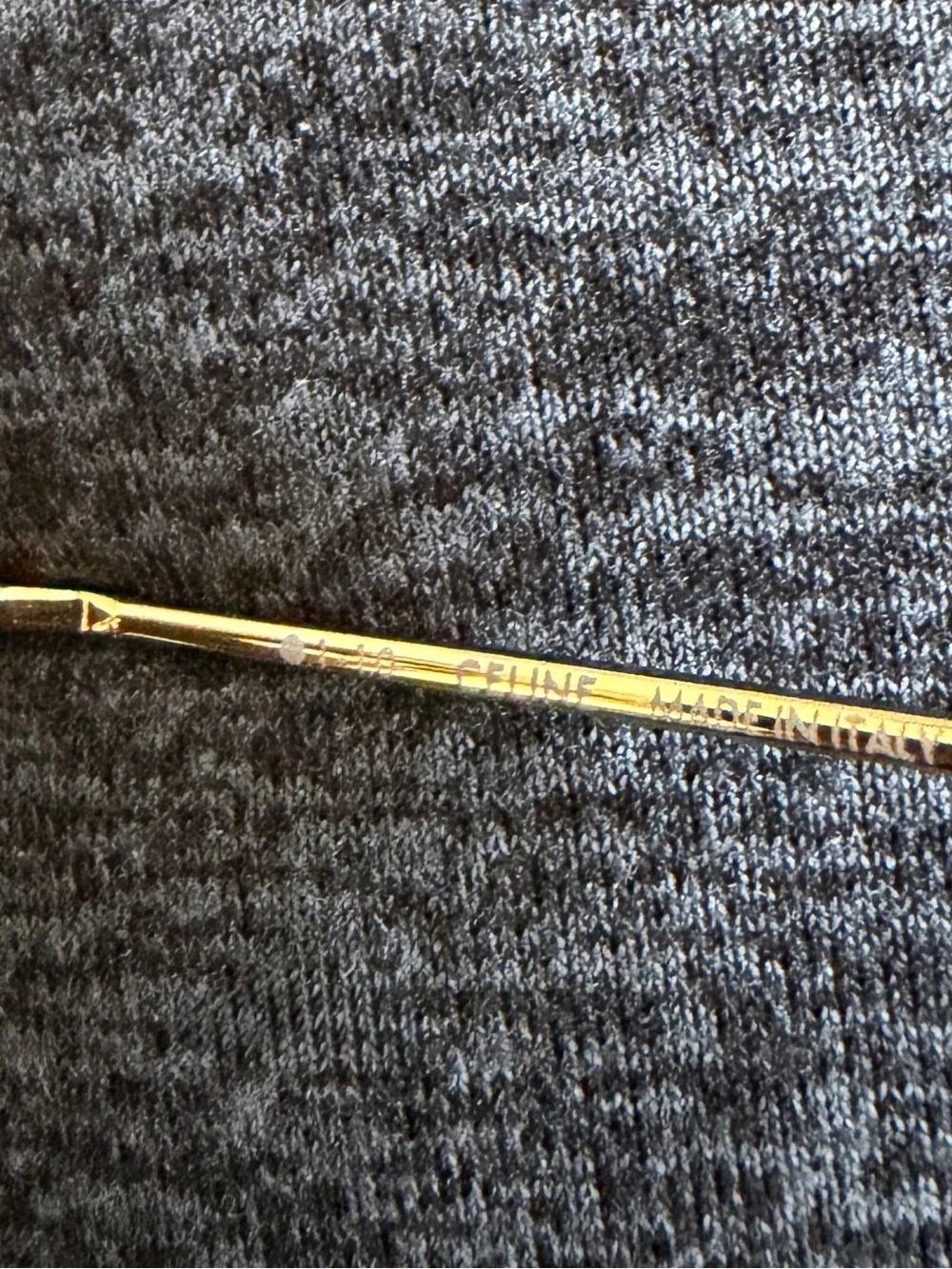 Celine Gold Metal Frame Glasses